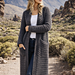 Volcanic Grace Long Cardigan pattern