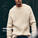 10 Herrenpullover im Struktur- und Zopfmuster pattern