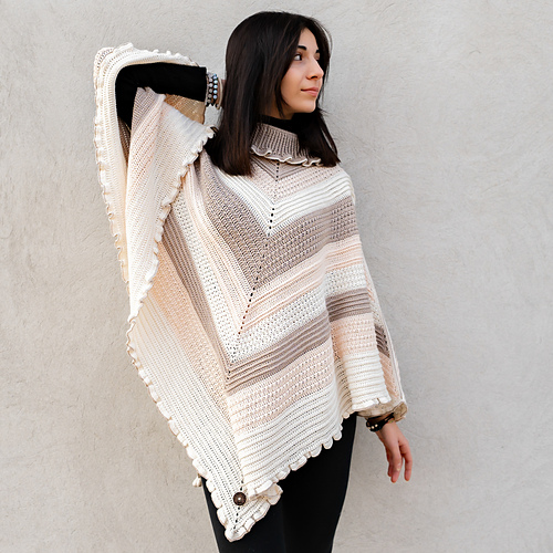 Ravelry: Ophelia Poncho pattern by Angel Koychev