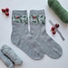 Mistletoe Socks pattern 