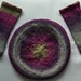Ladies' Cap And Hand Warmers With Bow  pattern 