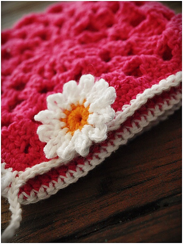 Flower washcloth photo 3