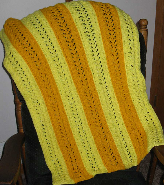 Ravelry Sunshine Nursing Home Lap Robe pattern by Ann V. Gallentine