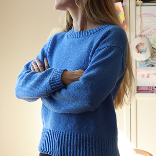 LAST LIGHT Sweater (Heavy Merino 'poppy blue')