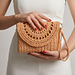 Summer raffia clutch bag pattern