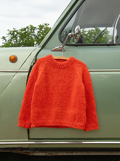 Nr. 6 BØRSTET ALPAKKA Spicy orange 3819