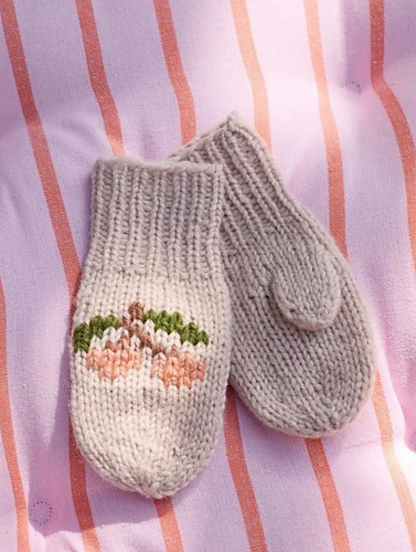 Kirsebærvotter - Rauma Garn