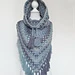 Granny Hooded Cowl pattern 