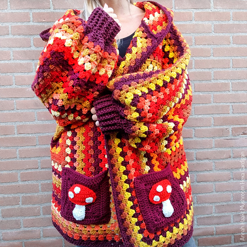 Sopp Hexa Cardigan - Annah Haakt