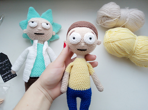 Rick and Morty strikkemønster - Anna Nazarova