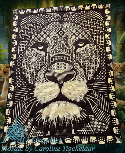 Zen Tangle Lion - 