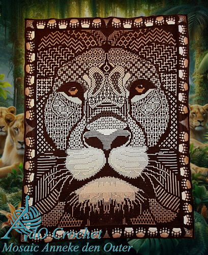 Zen Tangle Lion - 