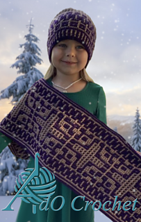 NordStar Scarf and Beanie pattern