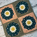 Daisy Patch Afghan Square pattern