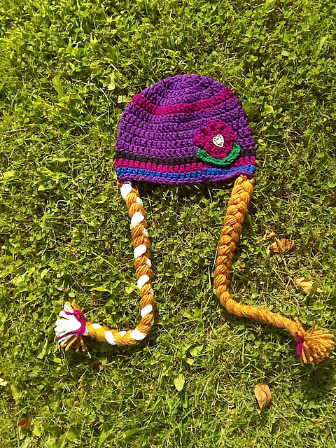 Princess Anna Hat with Braids pattern 