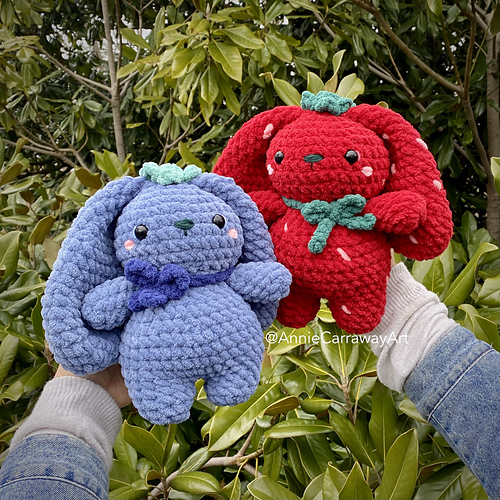 Sweet Bunny Plushies - Handmade by Annie