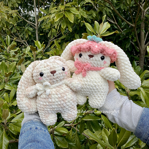Sweet Bunny Plushies - Handmade by Annie