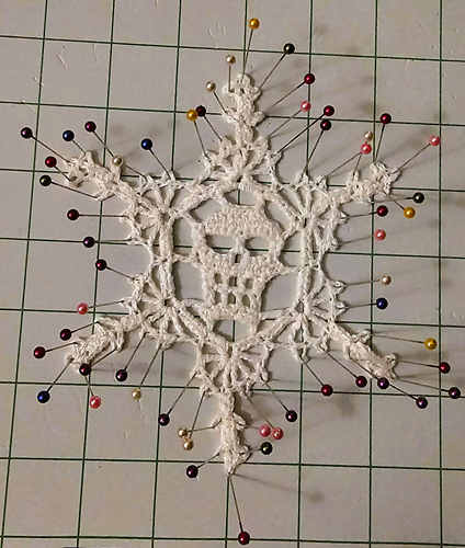 Ravelry: Skull Snowflake pattern by Ann Wanamaker