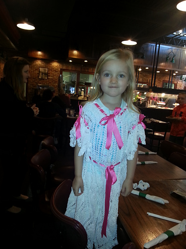Flower Girl Dress #5260 / Pineapple Party photo 4