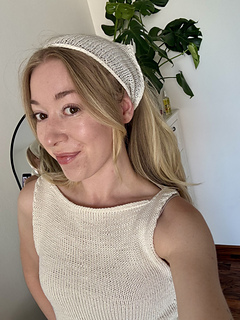 White Blueberry Bandana (cotton only)