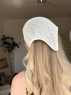 White Blueberry Bandana (cotton only)