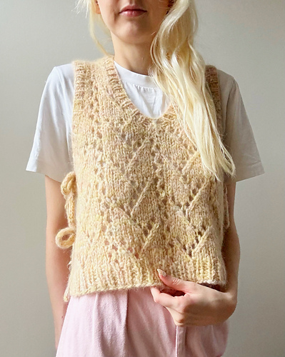 Ravelry: Lacy Days Vest pattern by Mia