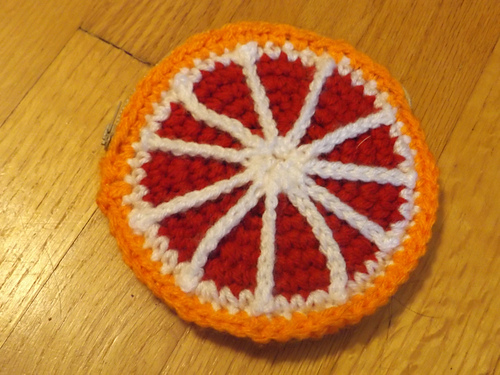 Blood Orange Coin Purse photo 1