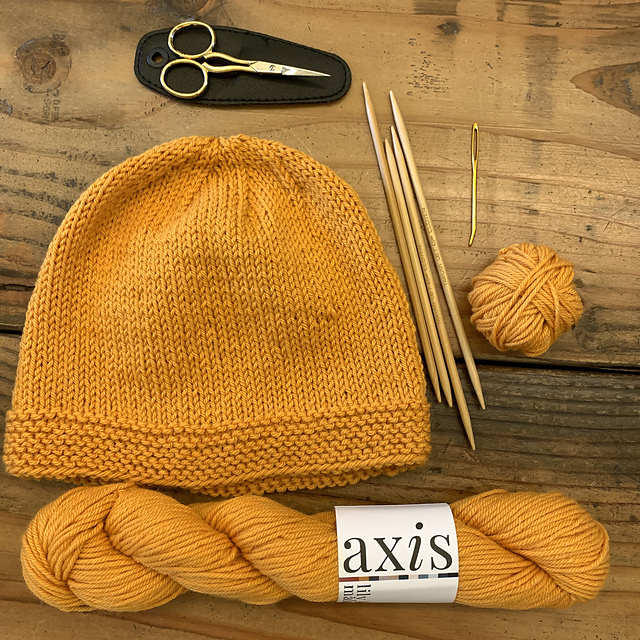 Ravelry: Garter Rim Beanie pattern by Sara Heckman