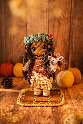 Moana Amigurumi Dukke - Aracnene Crochet