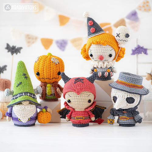 Halloween Minis set 4 (Plague Doctor, Gnome)