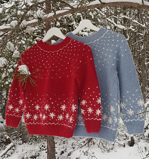 It's Snowing Sweater (Kids-sized) pattern by Henny Anita Åkerholt