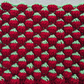 Strawberry Stitch Crochet Tutorial by Crafting Happiness