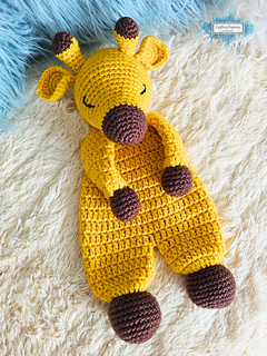Safari Giraffe Ragdoll Crochet Pattern by Crafting Happiness