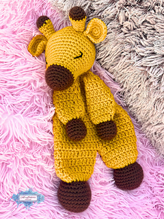 Safari Giraffe Ragdoll Crochet Pattern by Crafting Happiness