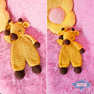 Safari Giraffe Ragdoll Crochet Pattern by Crafting Happiness