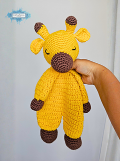 Safari Giraffe Ragdoll Crochet Pattern by Crafting Happiness