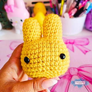 Amigurumi Bunny Head Crochet Pattern By Crafting Happiness