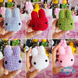 Amigurumi Bunny Head Crochet Pattern By Crafting Happiness