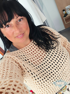 Coquette Mesh Sweater Crochet Pattern By Crafting Happiness