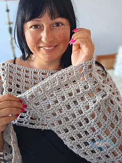 Basic Mesh Shrug Crochet Pattern By Crafting Happiness