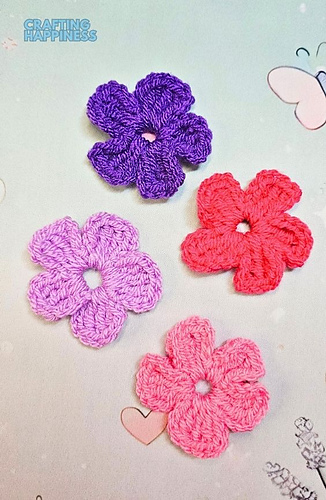 Crochet Flower With No Magic Ring Needed Free Pattern And Tutorial By Crafting Happiness