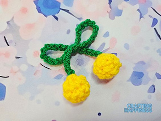 Amigurumi Cherry Bow Free Crochet Pattern And Tutorial By Crafting Happiness