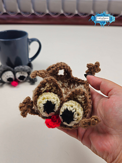 Splattered Cat Coaster Easy Crochet Pattern By Crafting Happiness