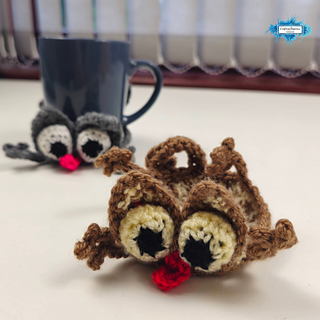Splattered Cat Coaster Easy Crochet Pattern By Crafting Happiness