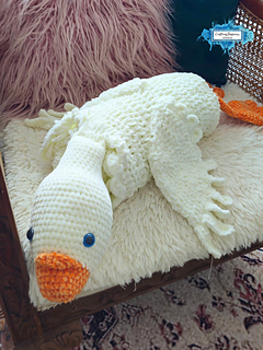 3in1 Farm Goose Baby Blanket Crochet Pattern By Crafting Happiness