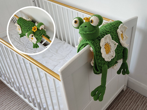 Ravelry: 3in1 Jungle Frog Baby Blanket pattern by Crafting Happiness