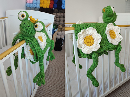 Ravelry: 3in1 Jungle Frog Baby Blanket pattern by Crafting Happiness