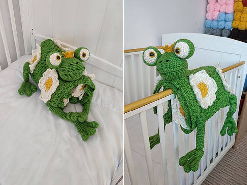Ravelry: 3in1 Jungle Frog Baby Blanket pattern by Crafting Happiness