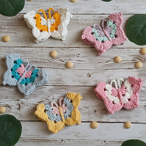 3D Layered Flower Butterfly