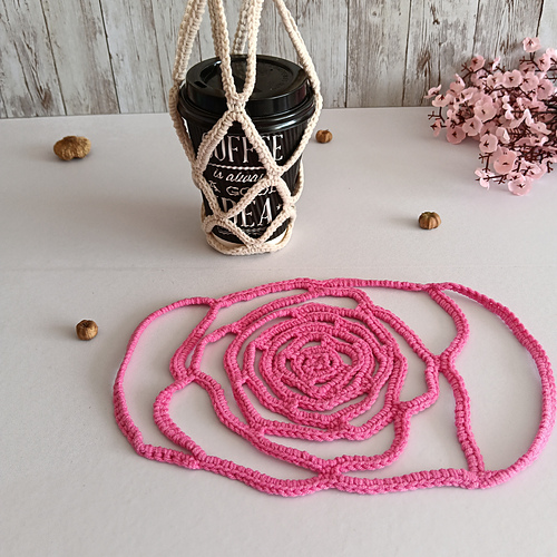 Rose Cup Carrier & Bottle Sling